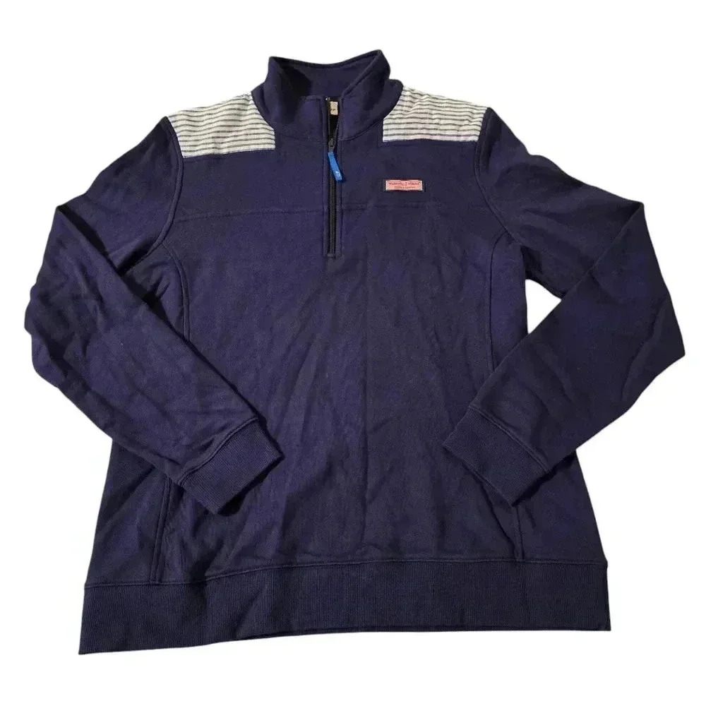 Women’s Vineyard Vines Navy Blue Sweatshirt Size Large